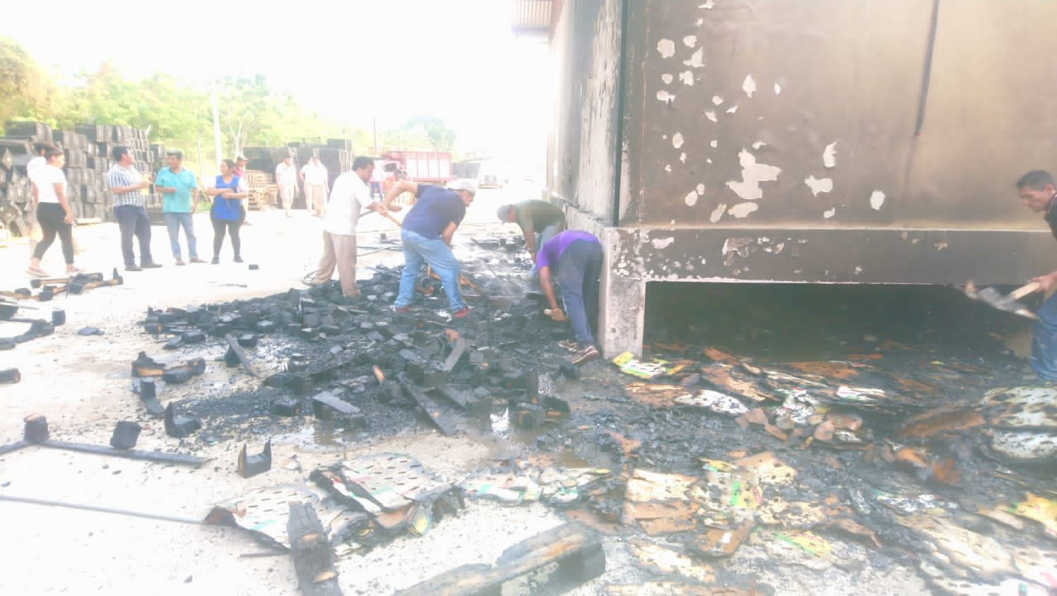 Protecci N Civil Atiende Incendio En Bodega Empacadora De Mango